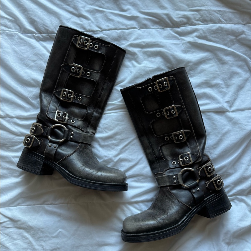 Steve Madden rocky brown Biker boots